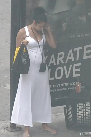Harlem Mädchen In Der Hitze 147 New York Weißen Kleid #4637548