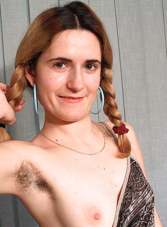 Girls with hairy, unshaven armpits K #22189964