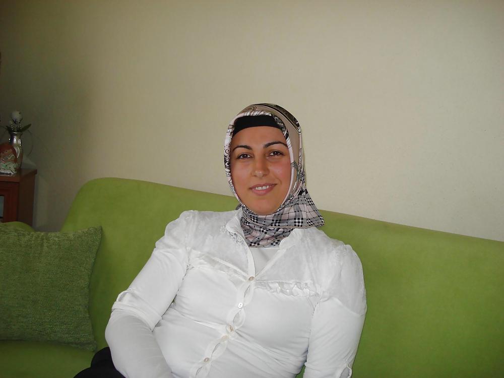 Türkisches Arabisches Hijab, Turban Tragenden Asiatischen Busch #11320498