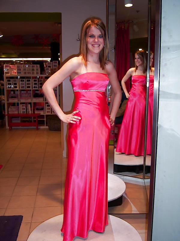 Single girl in Prom dress #17132620