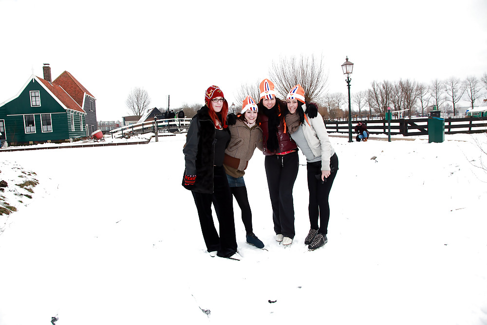 Julia,Elisa,Britt & Gylve on the Dutch Ice. #7285728