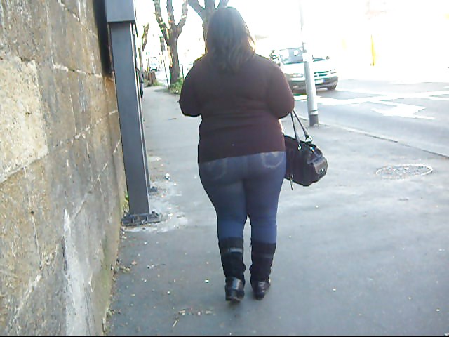Dicke Frau In Jeans Bigass #4834073