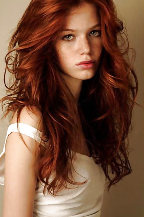Redheads, red hair. Cute beauties. #18863466