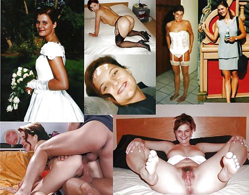 Brides Dressed Bare and Having Sex