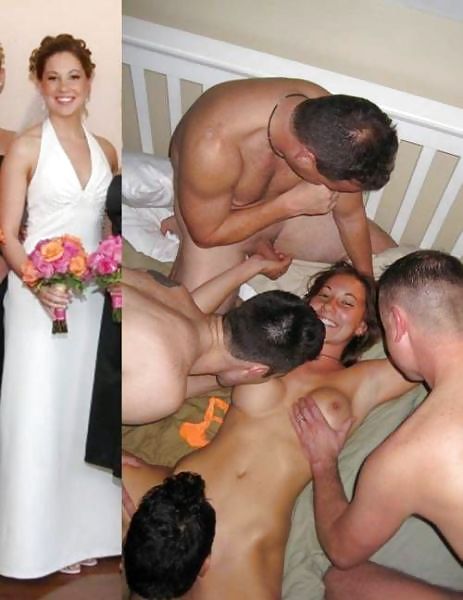Brides Dressed Naked and Having Sex #19826996