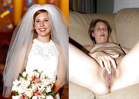 Brides Dressed Naked and Having Sex #19827006
