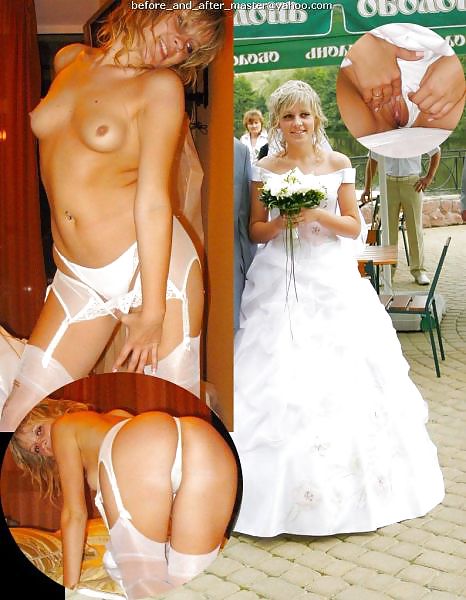 Brides Dressed Naked and Having Sex #19827123