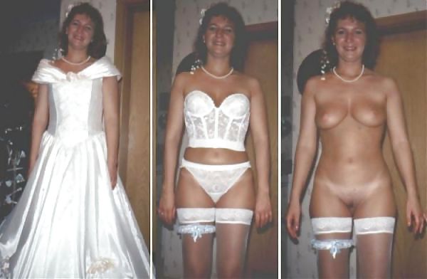Brides Dressed Naked and Having Sex #19827134