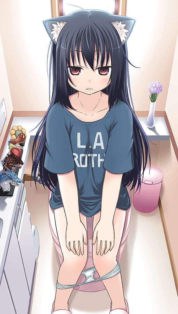 Anime girls on the toilet #15255457