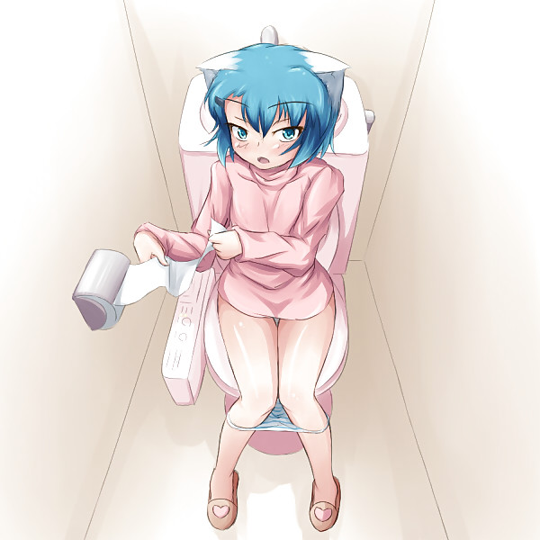 Anime Girls Sur Les Toilettes #15255486