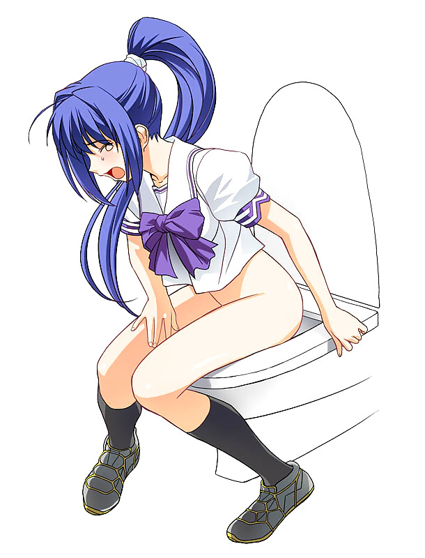 Anime girls on the toilet #15255550