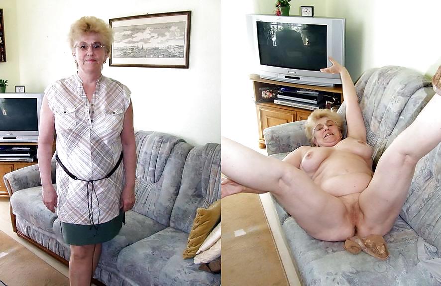 Dressed Undressed! Granny mature! #21592237