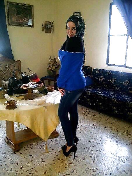 Turbanli hijab árabe, turco, asiático desnudo - no desnudo 10
 #17455055