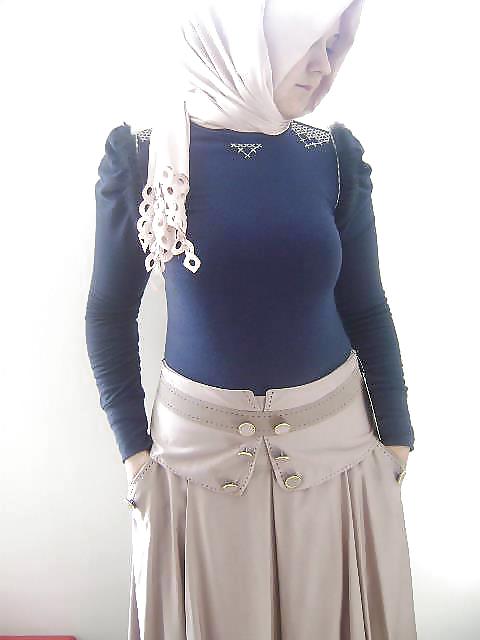 Turbanli hijab árabe, turco, asiático desnudo - no desnudo 10
 #17455120