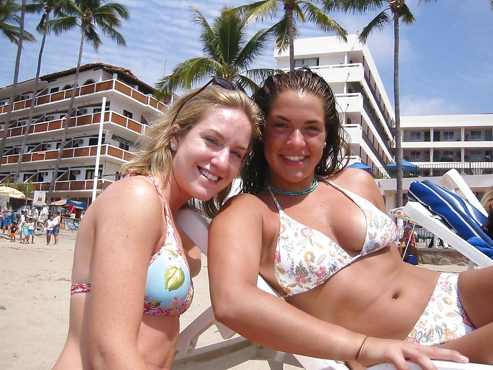 Lesbian Girls on Beach #58217