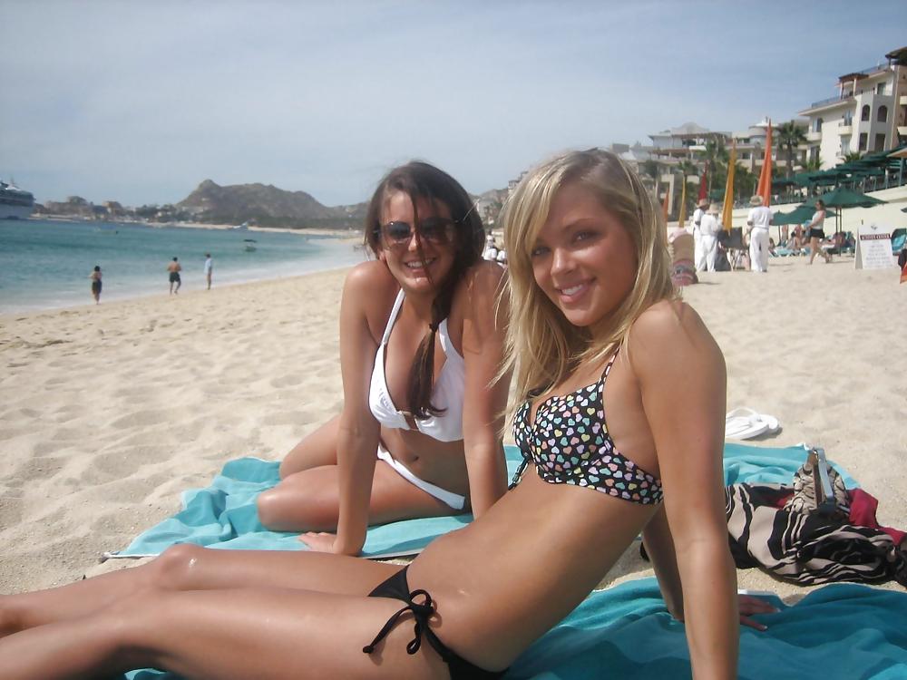 Lesbian Girls on Beach #58241