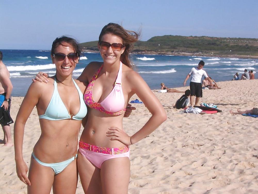 Lesbian Girls on Beach #58367