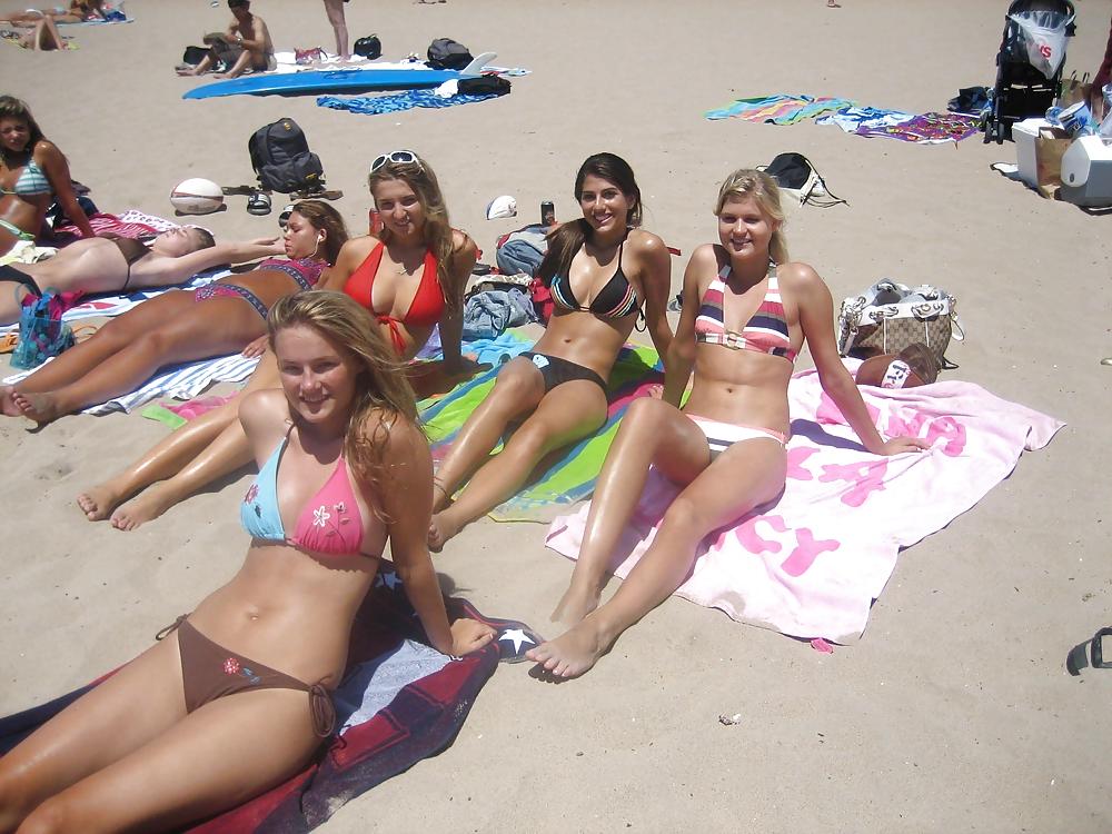 Lesbian Girls on Beach #58443