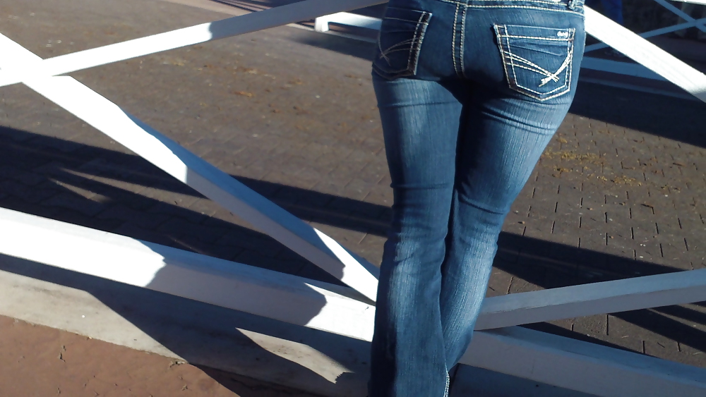 Ass & Butt in tight Blue Jeans looking fine  #11220886
