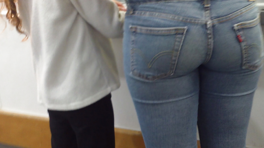 Ass & Butt in tight Blue Jeans looking fine  #11221095