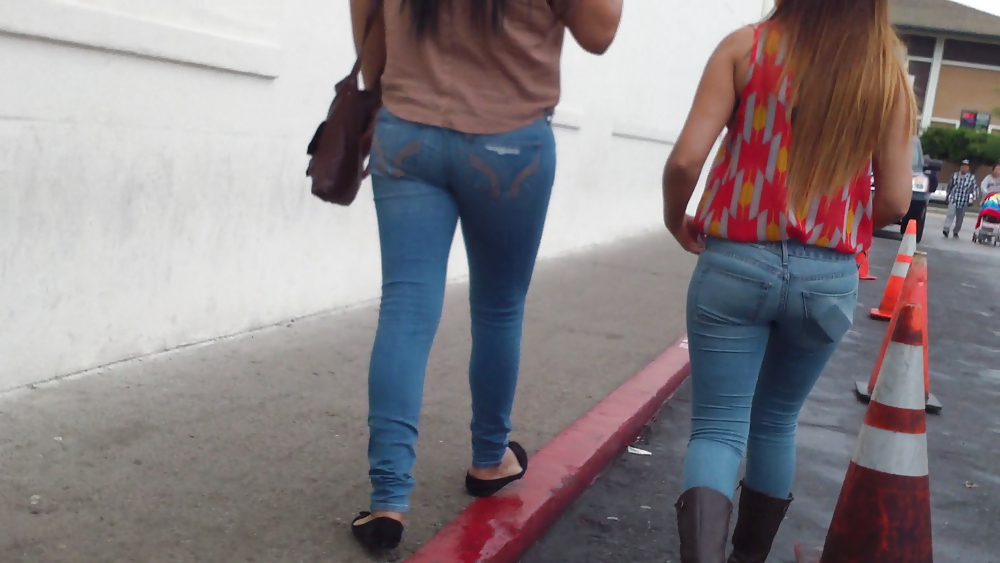 Ass & Butt in tight Blue Jeans looking fine  #11221146