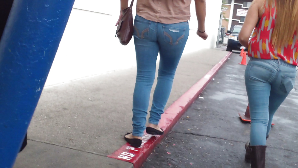 Ass & Butt in tight Blue Jeans looking fine  #11221175