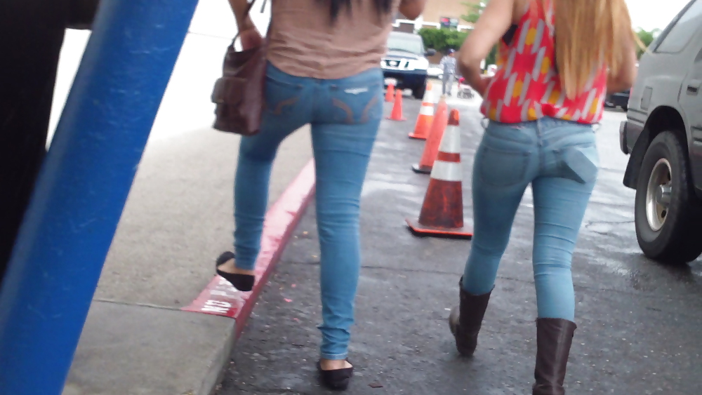 Ass & Butt in tight Blue Jeans looking fine  #11221258
