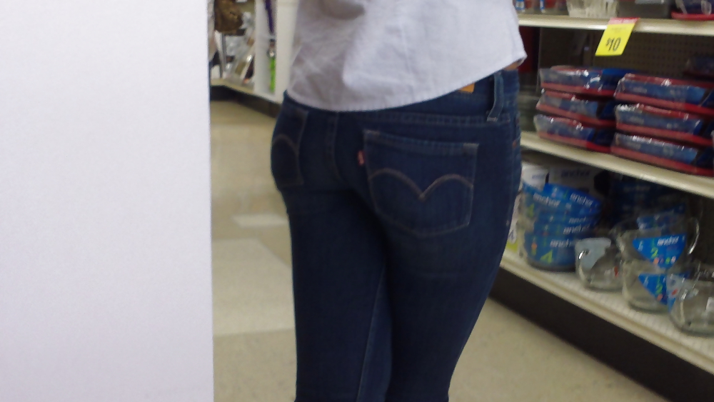 Ass & Butt in tight Blue Jeans looking fine  #11221480
