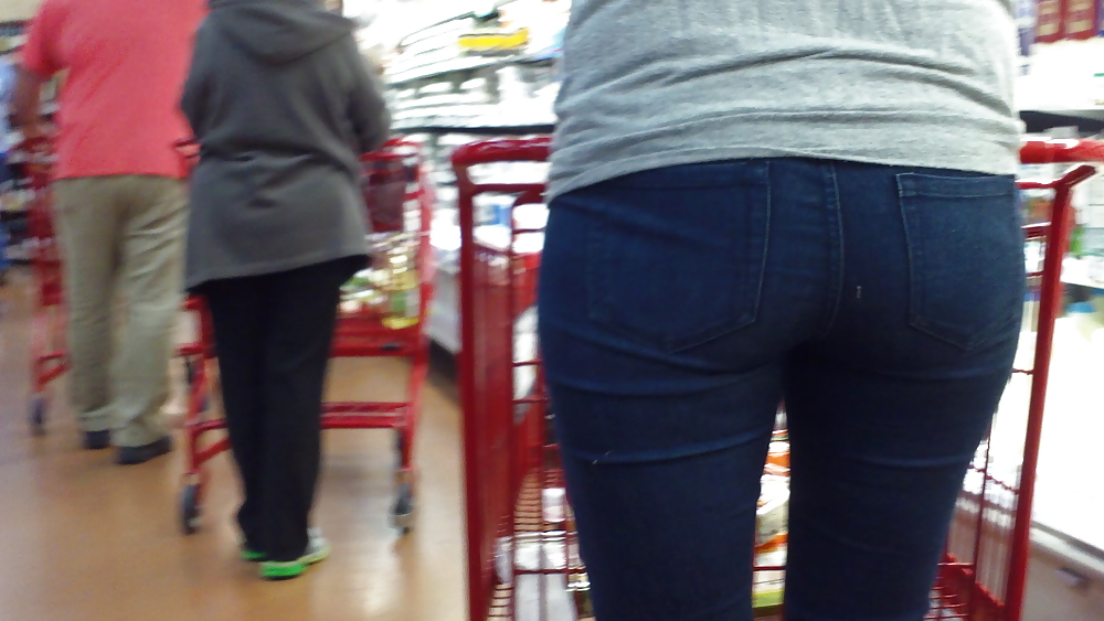 Ass & Butt in tight Blue Jeans looking fine  #11222101