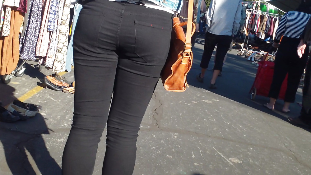 Ass & Butt in tight Blue Jeans looking fine  #11222485
