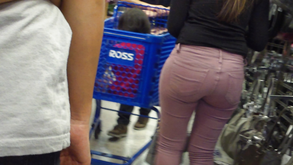 Ass & Butt in tight Blue Jeans looking fine  #11223555
