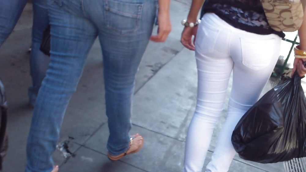 Ass & Butt in tight Blue Jeans looking fine  #11224354