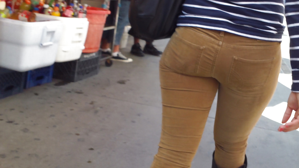 Ass & Butt in tight Blue Jeans looking fine  #11224442
