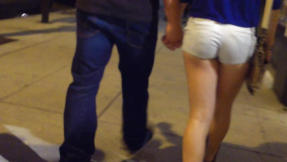 Ass & Hintern In Engen Aussehenden Blauen Jeans Fein #11224677