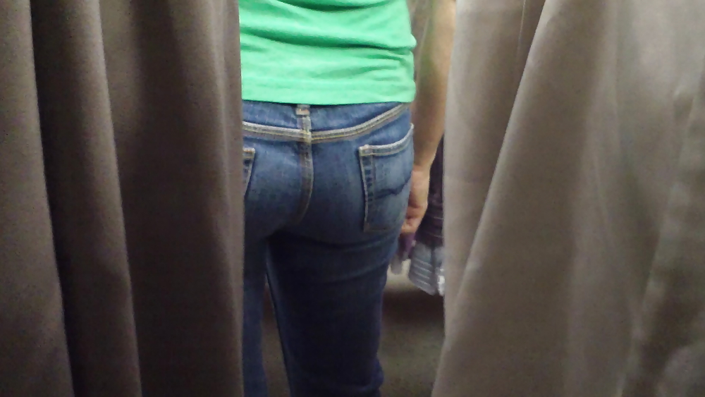 Ass & Butt in tight Blue Jeans looking fine  #11224895
