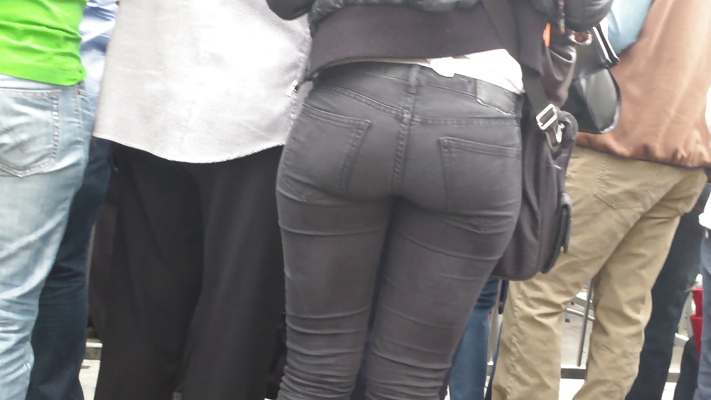 Ass & Butt in tight Blue Jeans looking fine  #11225752