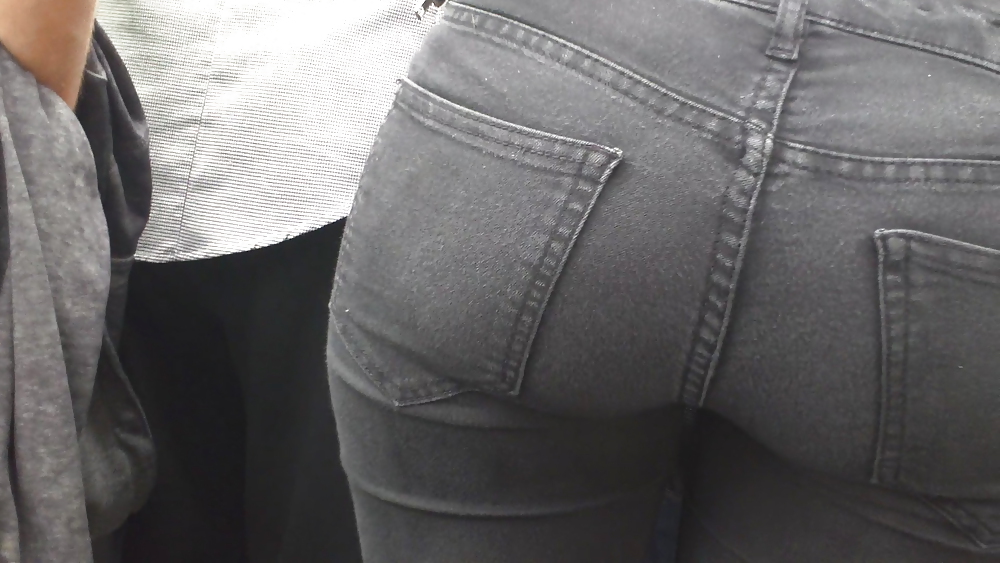 Ass & Butt in tight Blue Jeans looking fine  #11225792