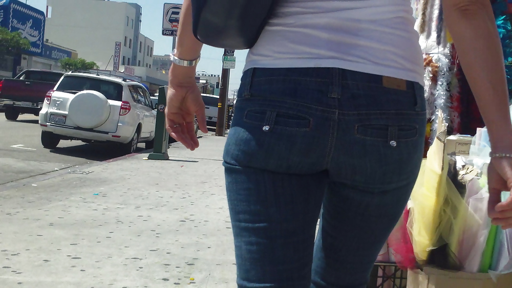 Ass & Butt in tight Blue Jeans looking fine  #11225798