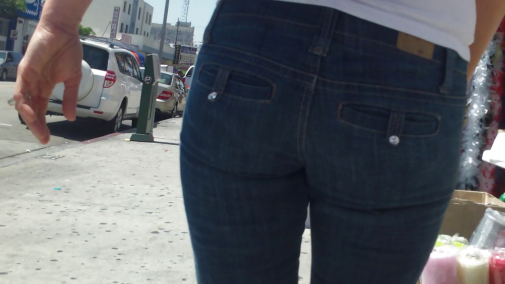 Ass & Butt in tight Blue Jeans looking fine  #11225808