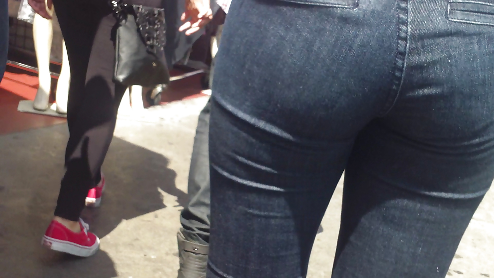 Ass & Butt in tight Blue Jeans looking fine  #11226679