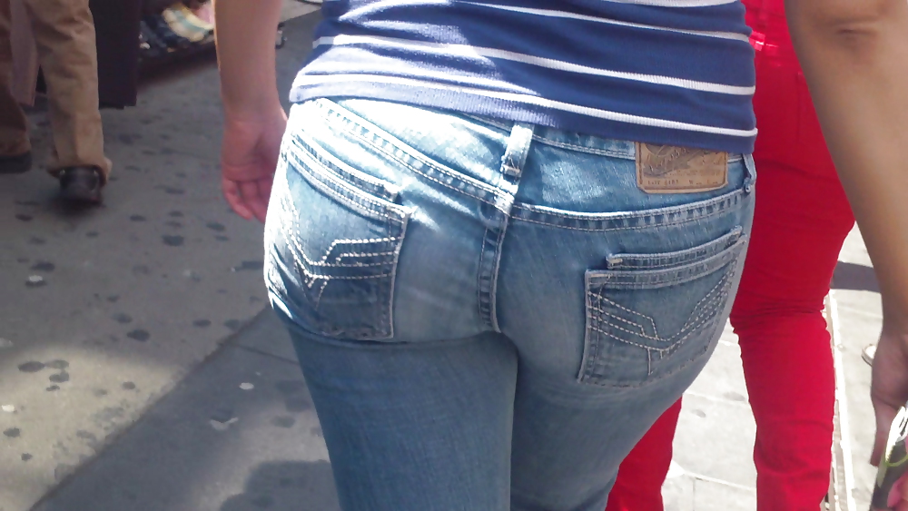 Ass & Butt in tight Blue Jeans looking fine  #11226715