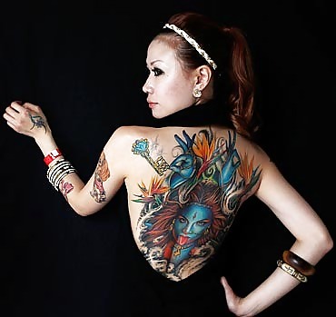 Sexy Girls wearing Only Tattoos #1771366