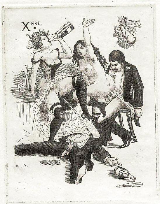 Erotische Kalender 1 - Frankreich C. 1880 #6865118