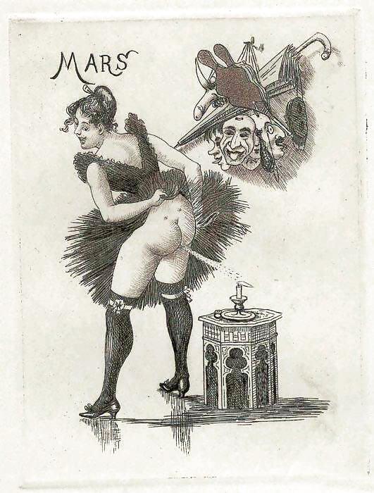 Erotic Calendars 1 - France c. 1880 #6865129