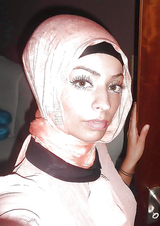 Turbanli hijab árabe, turco, asiático desnudo - no desnudo 06
 #19551808