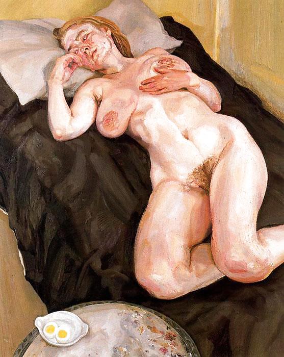 Painted EroPorn Art 47 - Lucian Freud #9375173