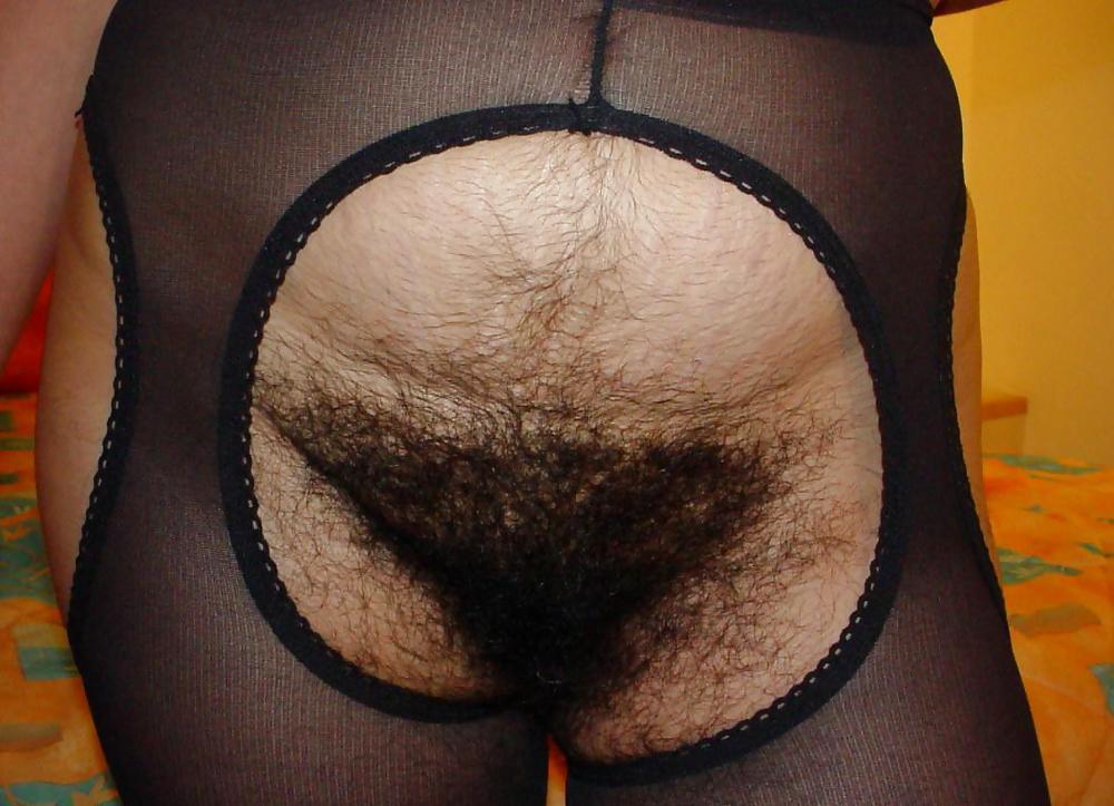 Hairy pussy with stockings #4139992