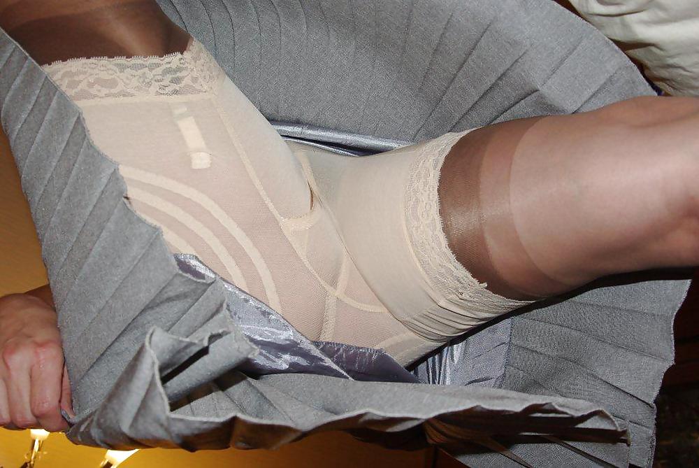 Lady exhibiting panties