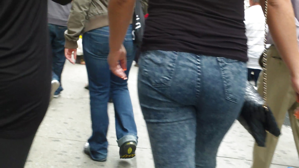 Assorted butts & ass on the street  #17636634