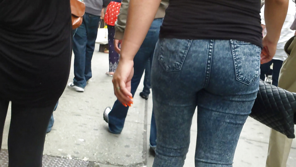 Assorted butts & ass on the street  #17636641
